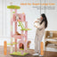Grand arbre à chat 180cm – Tour avec hamac, griffoir sisal, jouets