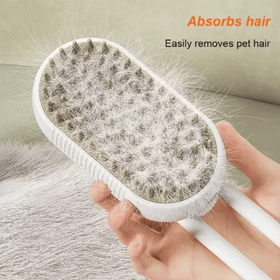 Brosse de massage spray pour chien & chat – Bain, épilation & peigne