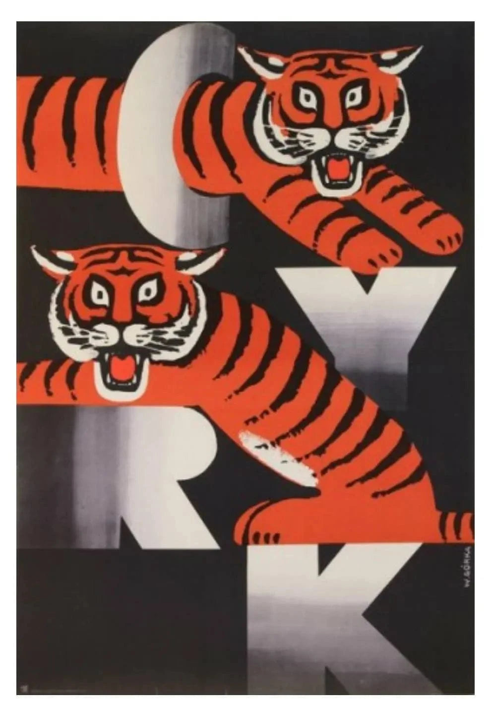 Affiche teckel Ryszard Kaja Horn – Art mural polonais déco salon