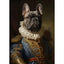 Affiche drôle chien Royal Renaissance – Art mural déco maison PawLuxe™