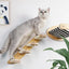 Hamac mural d'escalade pour chat, poteau à gratter pour meubles en bois, marches d'échelle, chats dormant et jouant