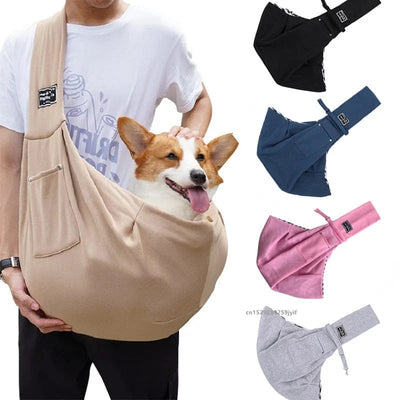 Sac à bandoulière pour chien & chat – Transport confortable & portable