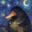 Affiche animaux mignons nuit étoilée – Art mural abstrait déco salon PawLuxe™