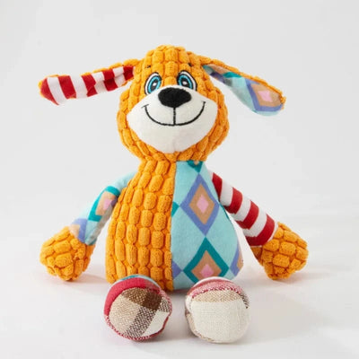 Jouet en peluche pour chien – Résistant, grinçant & nettoyage des dents