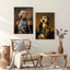 Affiche drôle chien Royal Renaissance – Art mural déco maison PawLuxe™