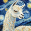 Affiche animaux mignons nuit étoilée – Art mural abstrait déco salon PawLuxe™