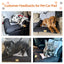 Siège de voiture portable pour chien – Rehausseur étanche avec ceinture