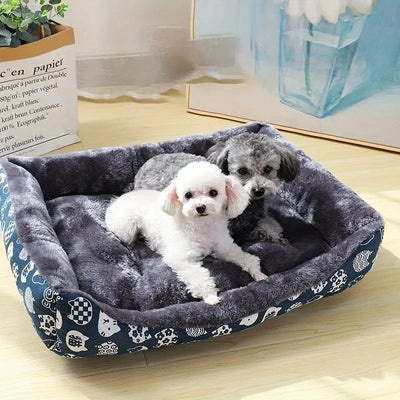 Lit pour chien & chat – Coussin moelleux, panier doux & tapis de canapé
