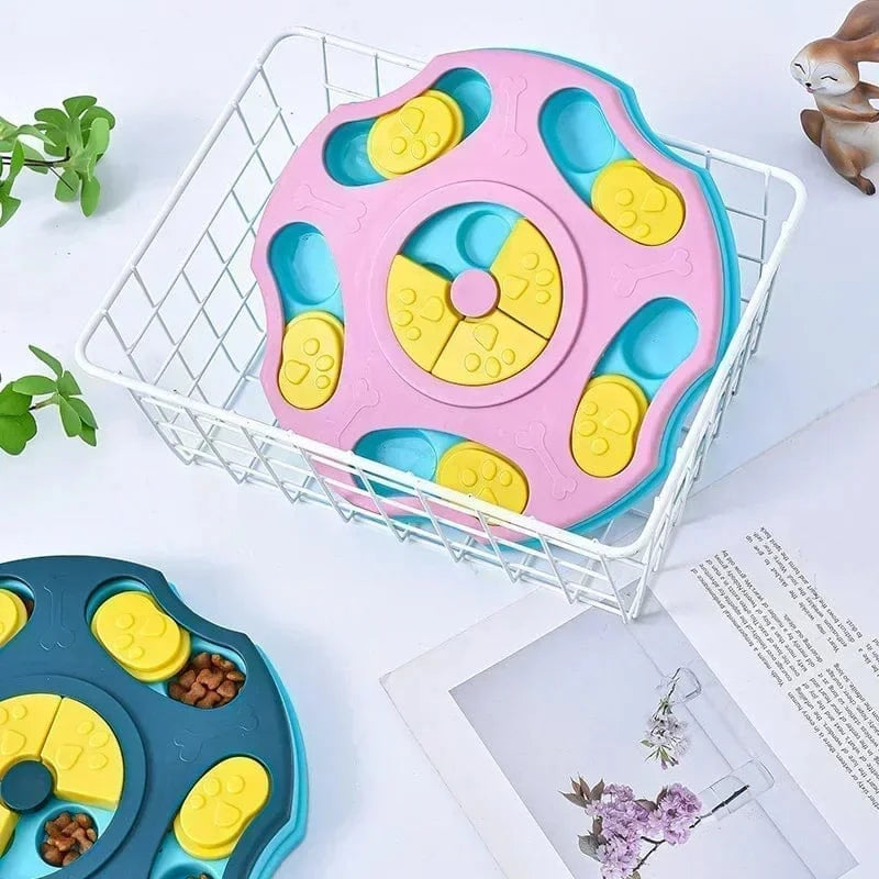 Jouets Puzzle pour chiens, mangeoire lente interactive, augmentation des chiots, distributeur de nourriture IQ, manger lentement, bol antidérapant, jeu d'entraînement pour animaux de compagnie, chat et chiens