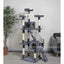 Arbre à chat – Étagère murale haute, design compact