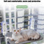 Hamac pliant pour chat – Plateforme fenêtre murale avec double ventouse
