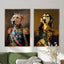 Affiche drôle chien Royal Renaissance – Art mural déco maison PawLuxe™