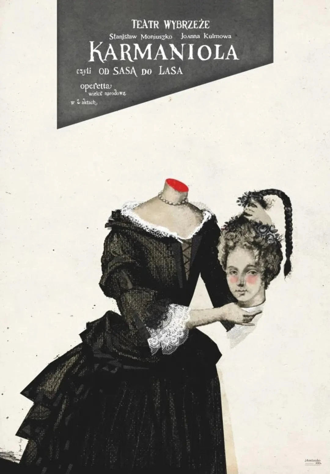 Affiche teckel Ryszard Kaja Horn – Art mural polonais déco salon