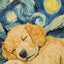 Affiche animaux mignons nuit étoilée – Art mural abstrait déco salon PawLuxe™
