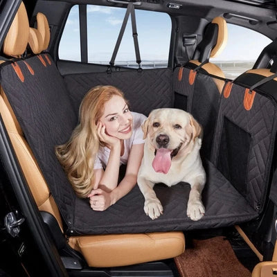 Extension de siège arrière pour chien – Housse voiture étanche & hamac