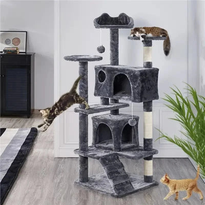 Grande maison pour chatons et chats – Tour condo avec griffoirs