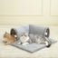 Lit pour chat avec tunnel – Couchage confortable & aire de jeu intégrée