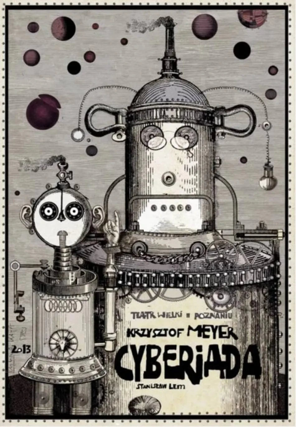 Affiche teckel Ryszard Kaja Horn – Art mural polonais déco salon