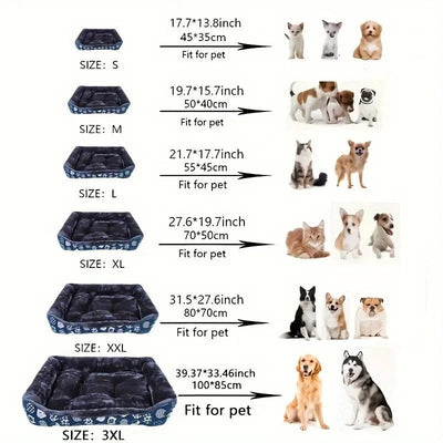 Lit pour chien & chat – Coussin moelleux, panier doux & tapis de canapé