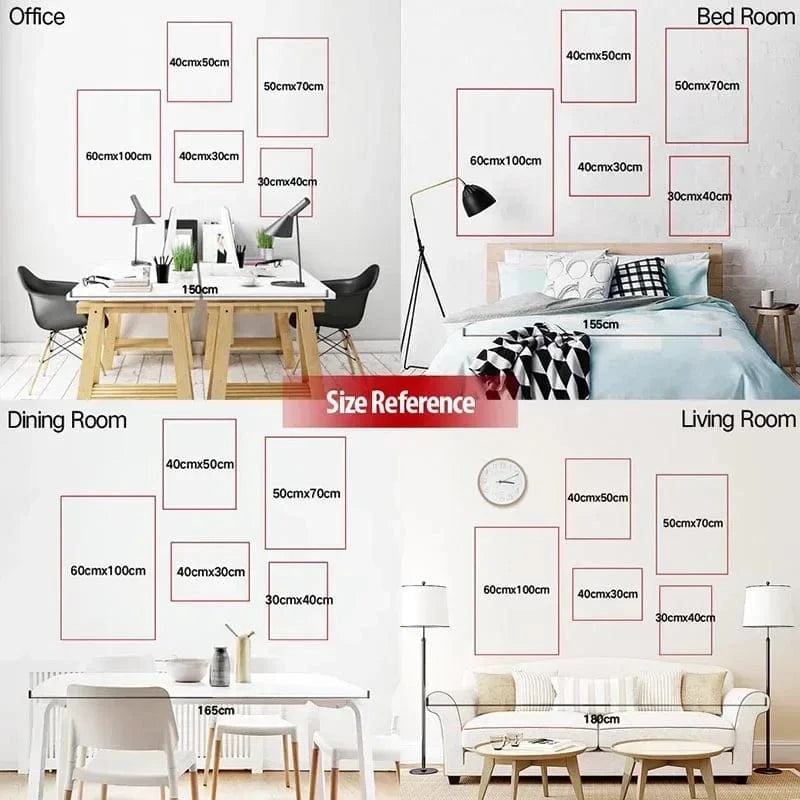 Affiches murales animaux drôles – Lapin, chien, chat, lion, crocodile PawLuxe™