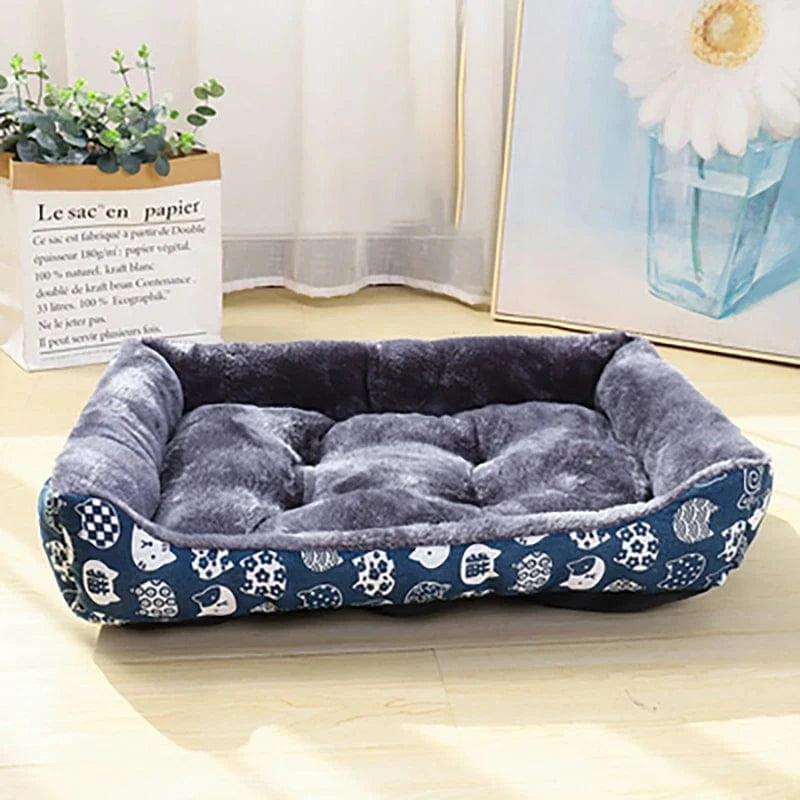 Lit pour chien & chat – Coussin moelleux, panier doux & tapis de canapé