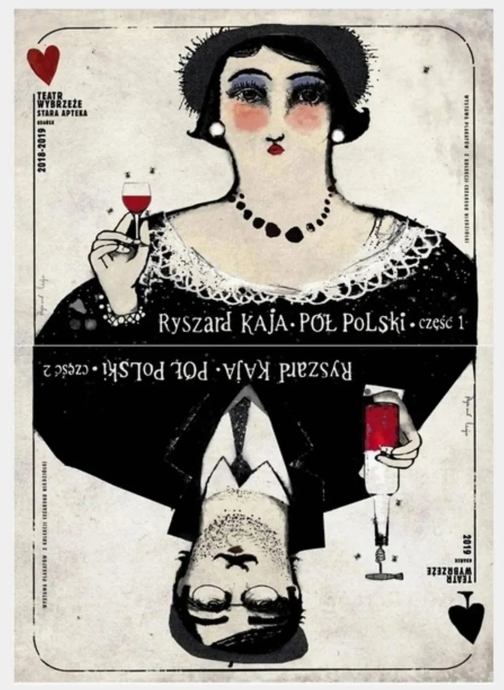 Affiche teckel Ryszard Kaja Horn – Art mural polonais déco salon