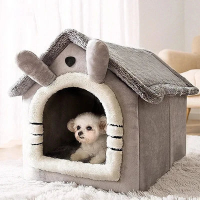 Maison pliante pour chiens & chats – Panier douillet avec matelas