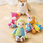 Jouet en peluche pour chien – Résistant, grinçant & nettoyage des dents