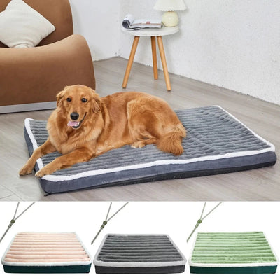 Tapis de lit pour chien & chat – Coussin amovible, lavable & confortable