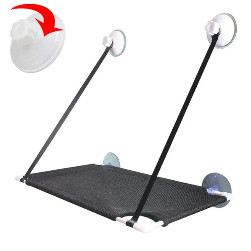 Hamac de fenêtre pour chat – Lit suspendu 2 étages avec ventouses