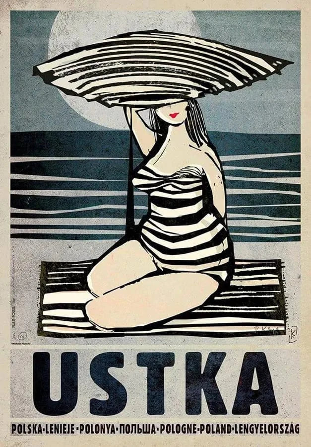 Affiche teckel Ryszard Kaja Horn – Art mural polonais déco salon