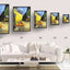 Affiches murales animaux drôles – Lapin, chien, chat, lion, crocodile PawLuxe™