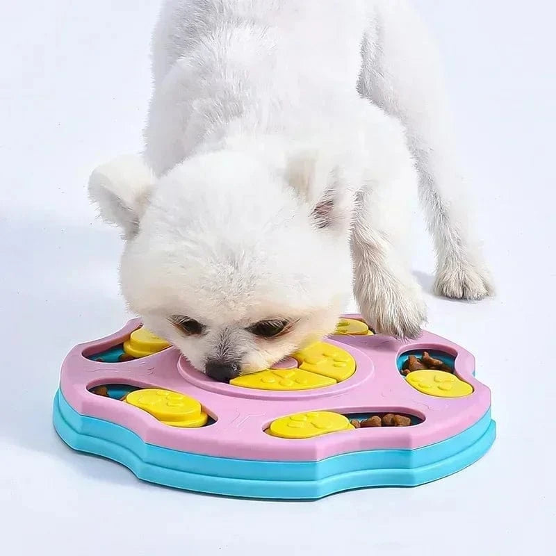 Jouets Puzzle pour chiens, mangeoire lente interactive, augmentation des chiots, distributeur de nourriture IQ, manger lentement, bol antidérapant, jeu d'entraînement pour animaux de compagnie, chat et chiens