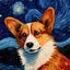 Affiche animaux mignons nuit étoilée – Art mural abstrait déco salon PawLuxe™