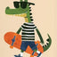Affiches murales animaux drôles – Lapin, chien, chat, lion, crocodile PawLuxe™
