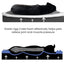 Tapis de lit pour chien & chat – Coussin amovible, lavable & confortable