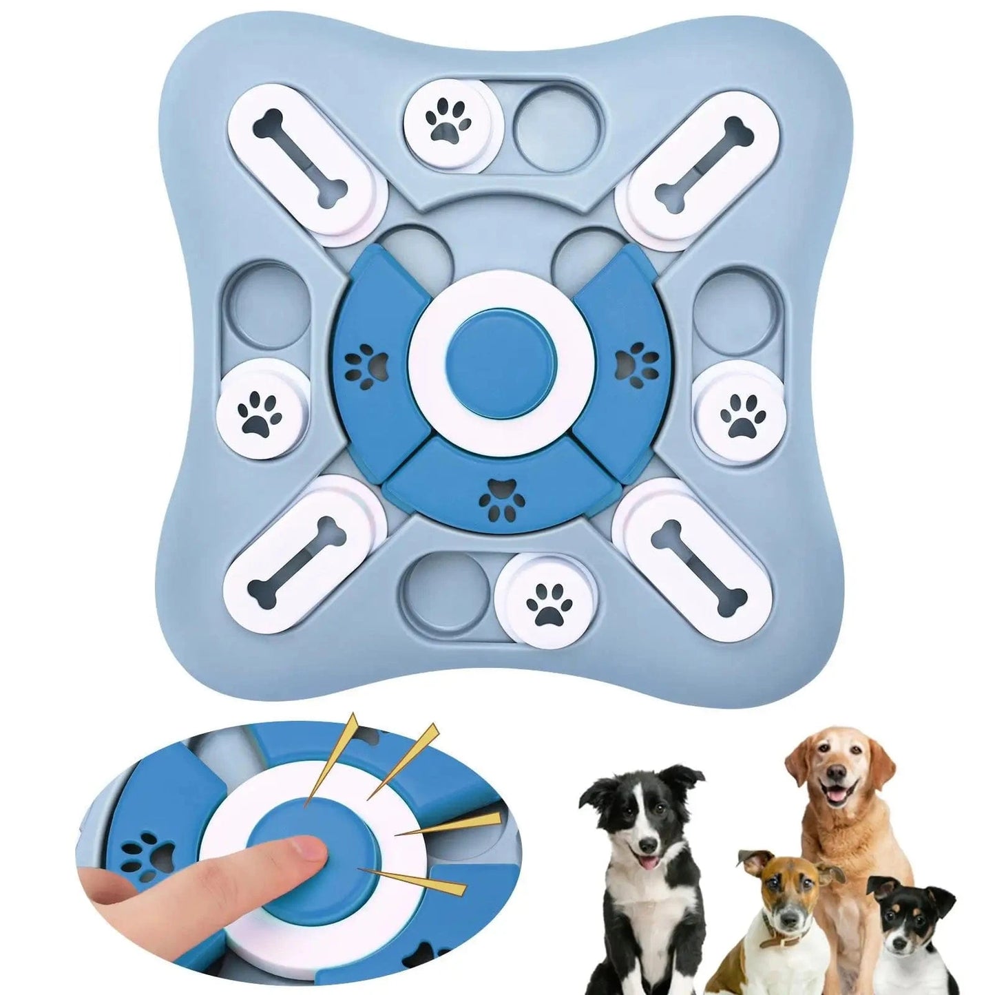 Jouet interactif pour chien & chat – Distributeur de nourriture & puzzle