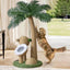 Arbre à chat palmier 82 cm – Poteau à gratter, jouets & nid douillet