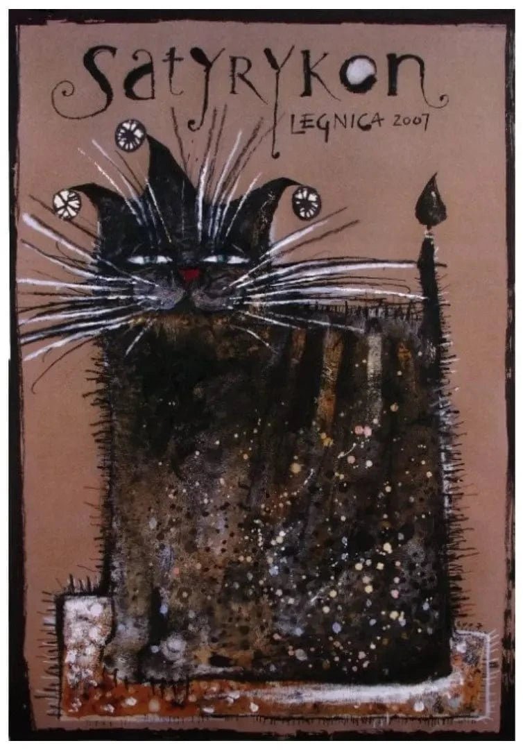 Affiche teckel Ryszard Kaja Horn – Art mural polonais déco salon - One PETS - TOP
