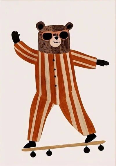 Affiches murales animaux drôles – Lapin, chien, chat, lion, crocodile PawLuxe™ - One PETS - TOP