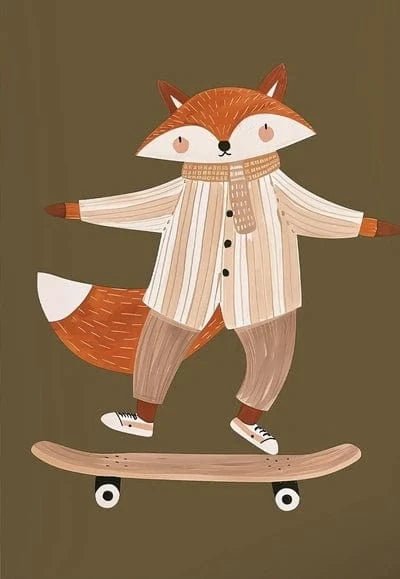 Affiches murales animaux drôles – Lapin, chien, chat, lion, crocodile PawLuxe™ - One PETS - TOP