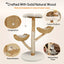 Arbre à chat 110 cm – Tour multi - niveaux, hamac & perchoirs stables - One PETS - TOP