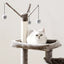 Arbre à chat 2-en-1 150 cm – Poteaux griffoirs & meuble cache-litière Gris One PETS-TOP