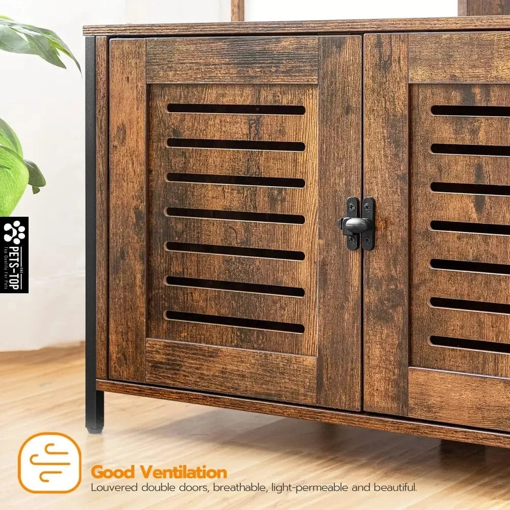 Arbre à chat 2-en-1 avec cache-litière – Tour multifonction 132 cm One PETS-TOP