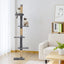 Arbre à chat 5 niveaux réglable – Tour XXL du sol au plafond 260 cm Gris One PETS-TOP