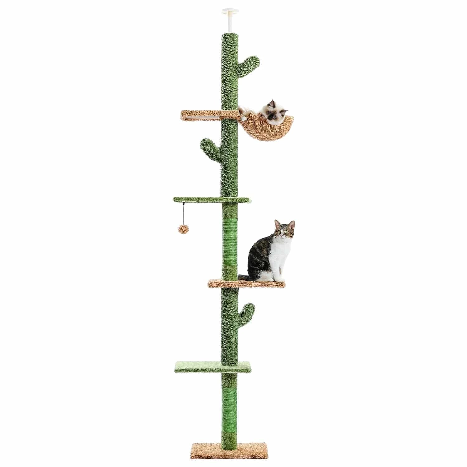 Arbre à chat à 5 niveaux du sol au plafond - One PETS - TOP