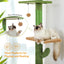 Arbre à chat à 5 niveaux du sol au plafond Vert / L / France One PETS-TOP