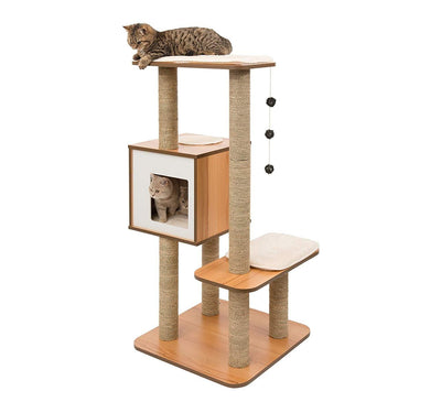 Arbre À Chat Haut, Noir - One PETS - TOP