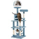 Arbre à chat marin 155 cm – Niche requin, hamac & poteaux sisal - One PETS - TOP
