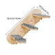 Arbre à chat mural – Étageres bois, griffoirs, hamac et perchoirs solides - One PETS - TOP